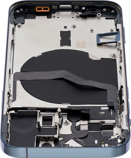Back Housing W Small Parts Iphone 12 Pro Eu Global Version Aftermarket Plus Pacific Blue