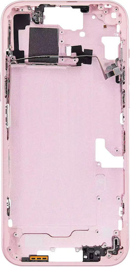 Mid-frame Housing W Small Parts Iphone 15 Plus Us Version Aftermarket Plus Pink