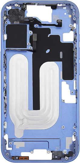 Mid-frame Housing Power Volume Button Iphone 16 Eu Global Version Aftermarket Plus Ultramarine