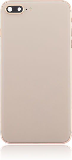 Back Housing Small Components Pre-installed Iphone 8 Plus No Logo Aftermarket Plus Gold