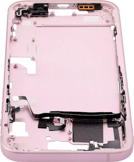 Mid-frame Housing W Small Parts Iphone 15 Plus Us Version Aftermarket Plus Pink