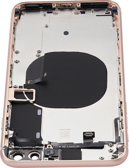 Back Housing Small Components Pre-installed Iphone 8 Plus No Logo Aftermarket Plus Gold