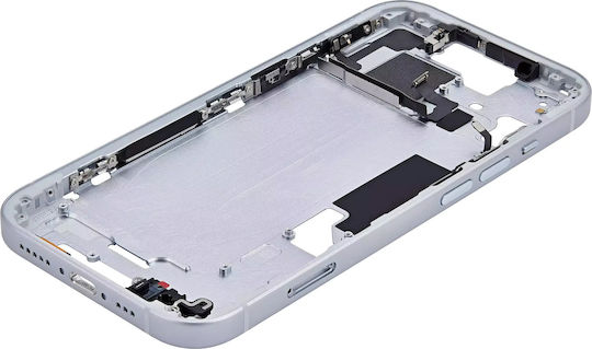 Mid-frame Housing W Small Parts Iphone 15 Eu Global Version Aftermarket Plus Blue