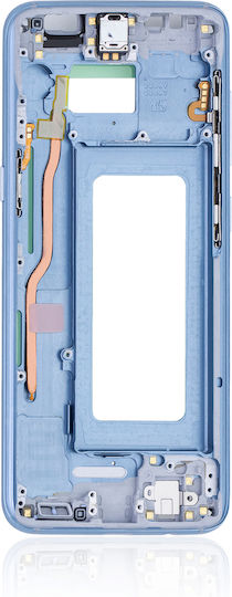 Mid-frame Housing Samsung Galaxy S8 Small Parts Coral Blue