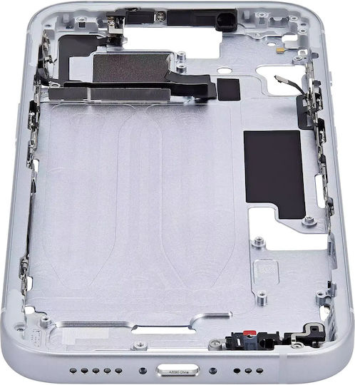 Mid-frame Housing W Small Parts Iphone 15 Eu Global Version Aftermarket Plus Blue