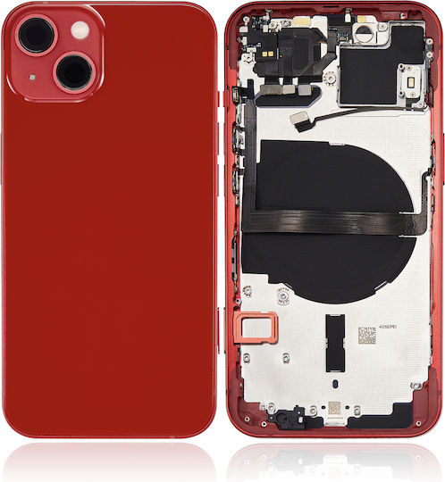 Back Housing W Small Parts Iphone 13 Eu Global Version Aftermarket Plus Red