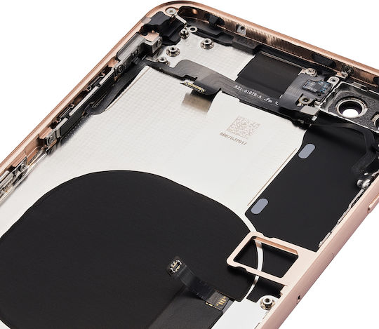 Back Housing Small Components Pre-installed Iphone 8 Plus No Logo Aftermarket Plus Gold