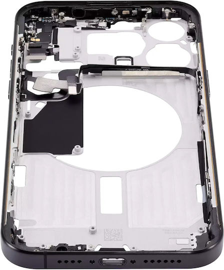 Mid-frame Housing W Small Parts Iphone 15 Pro Max Eu Global Version Aftermarket Plus Black Titanium