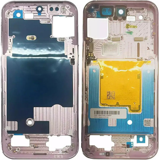 Mid Frame Housing Google Pixel 9 Pro Genuine Oem Rose Quartz