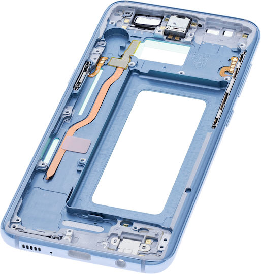 Mid-frame Housing Samsung Galaxy S8 Small Parts Coral Blue