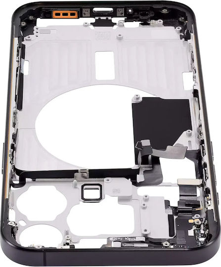 Mid-frame Housing W Small Parts Iphone 15 Pro Max Eu Global Version Aftermarket Plus Black Titanium