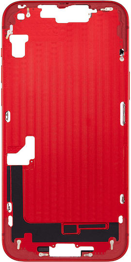 Mid-frame Housing W Small Parts Iphone 14 Plus Eu Global Version Aftermarket Plus Red