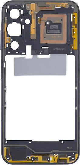 Mid-frame Housing Samsung Galaxy A25 5g A256 2023 Brave Black