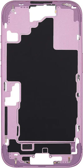 Mid-frame Housing Power Volume Button Iphone 16 Eu Global Version Aftermarket Plus Pink