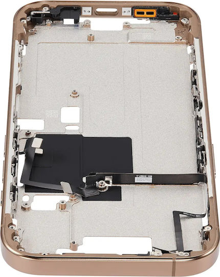 Mid-frame Housing Power Volume Button Iphone 16 Pro Eu Global Version Aftermarket Plus Desert Titanium