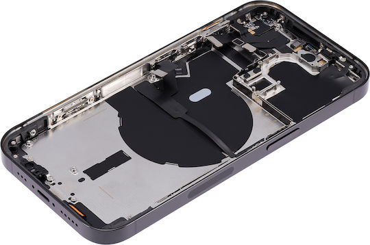 Back Housing W Small Parts Iphone 14 Pro Us Version Aftermarket Plus Space Black
