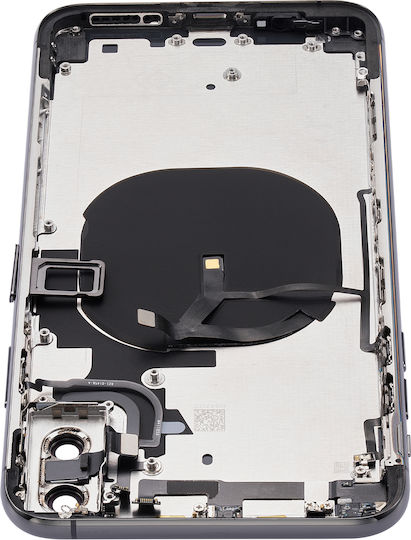 Back Housing Small Components Pre-installed Iphone Xs Max No Logo Aftermarket Plus Space Gray