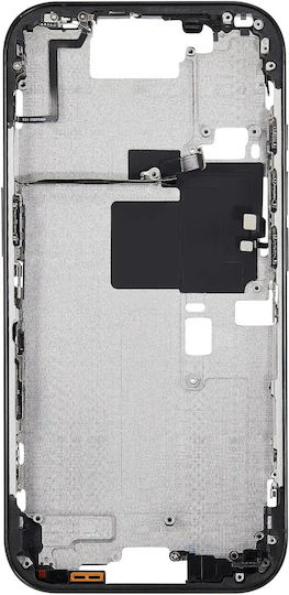 Mid-frame Housing Power Volume Button Iphone 16 Pro Eu Global Version Aftermarket Plus Black Titanium