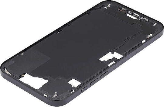 Mid-frame Housing Power Volume Button Iphone 16 Plus Us Version Aftermarket Plus Black