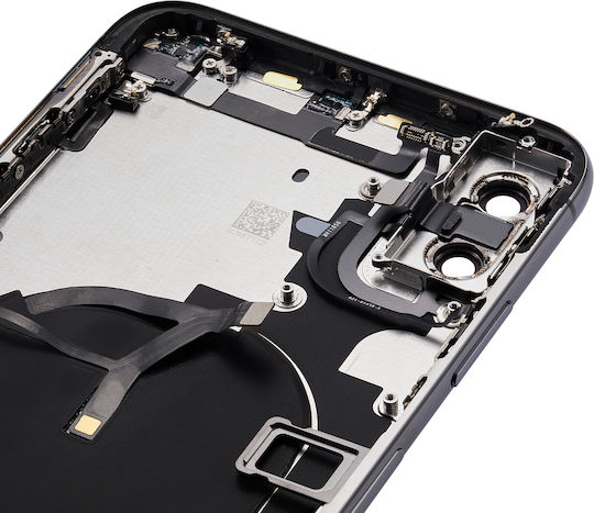 Back Housing Small Components Pre-installed Iphone Xs Max No Logo Aftermarket Plus Space Gray