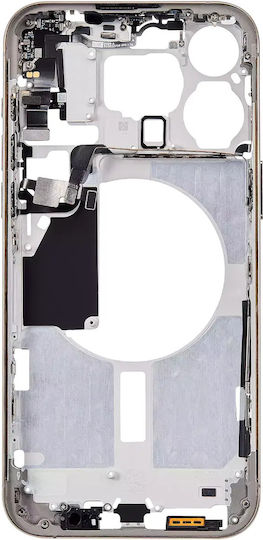 Mid-frame Housing W Small Parts Iphone 15 Pro Max Us Version Aftermarket Plus Natural Titanium