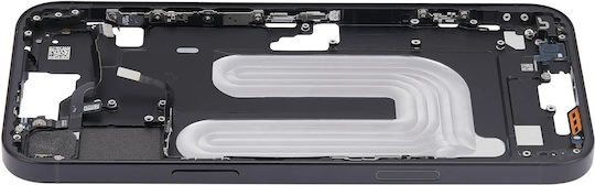 Mid-frame Housing Power Volume Button Iphone 16 Plus Us Version Aftermarket Plus Black