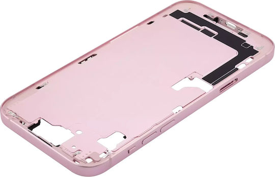 Mid-frame Housing W Small Parts Iphone 15 Plus Eu Global Version Aftermarket Plus Pink