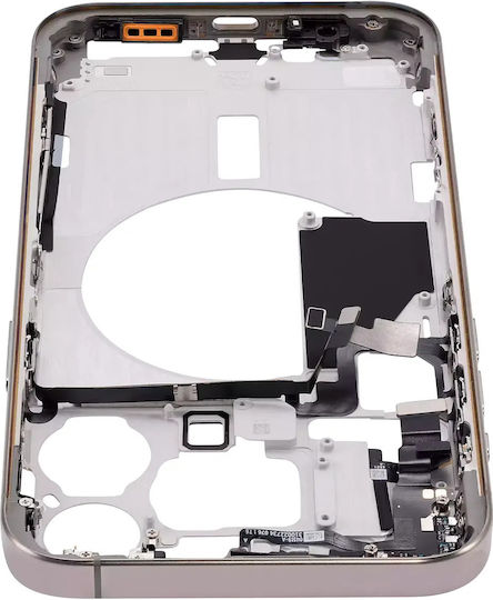 Mid-frame Housing W Small Parts Iphone 15 Pro Max Us Version Aftermarket Plus Natural Titanium
