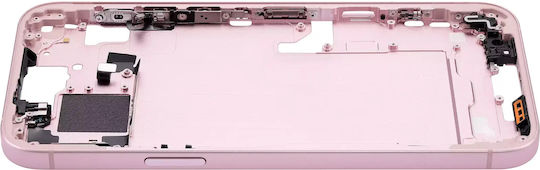 Mid-frame Housing W Small Parts Iphone 15 Plus Eu Global Version Aftermarket Plus Pink