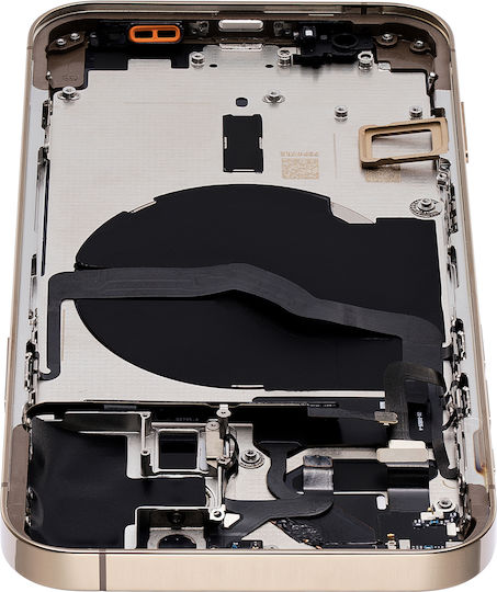 Back Housing W Small Parts Iphone 12 Pro Eu Global Version Aftermarket Plus Gold