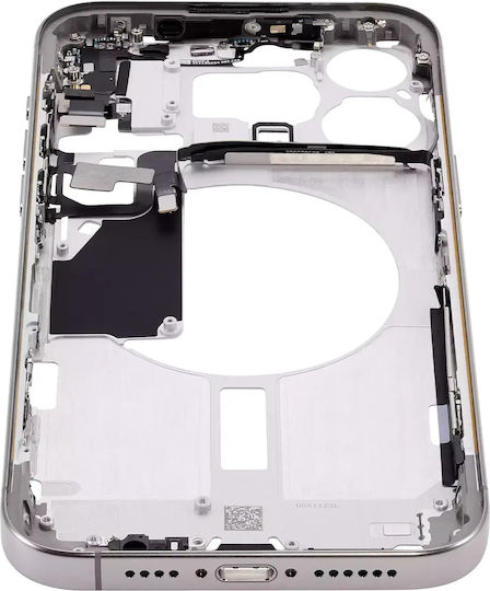 Mid-frame Housing W Small Parts Iphone 15 Pro Max Eu Global Version Aftermarket Plus Natural Titanium