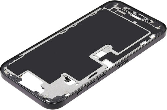 Mid-frame Housing Power Volume Button Iphone 16 Pro Max Eu Global Version Aftermarket Plus Black Titanium