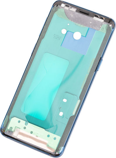 Mid-frame Housing Samsung Galaxy S9 Smallparts Coral Blue Frame