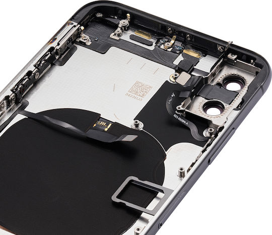 Back Housing Small Components Pre-installed Iphone X No Logo Aftermarket Plus Space Gray