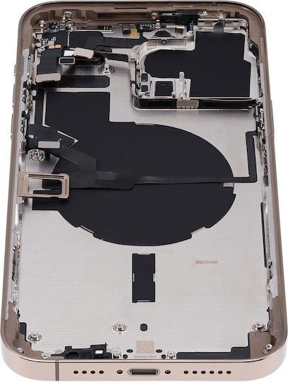 Back Housing W Small Parts Iphone 14 Pro Max Eu Global Version Aftermarket Plus Gold