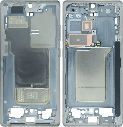 Mid-frame Housing Samsung Galaxy S25 Ultra Service Pack Titanium Gray