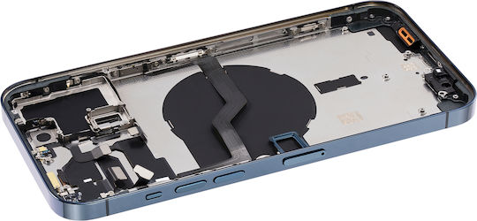 Back Housing W Small Parts Iphone 12 Pro Max Eu Global Version Aftermarket Plus Pacific Blue