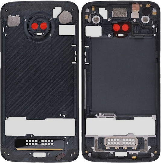Mid-frame Housing Motorola Moto Z3 Play Xt1929 2018 Genuine Oem Black
