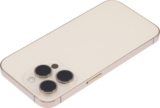Back Housing W Small Parts Iphone 14 Pro Eu Global Version Aftermarket Plus Gold