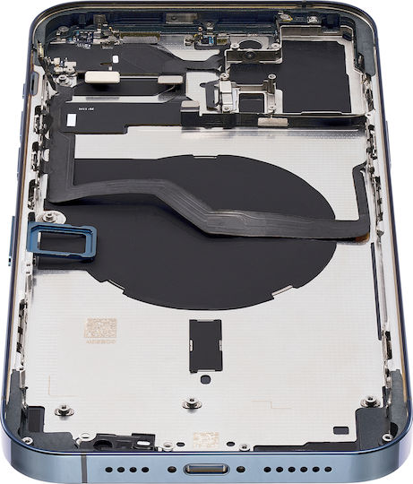 Back Housing W Small Parts Iphone 12 Pro Max Eu Global Version Aftermarket Plus Pacific Blue