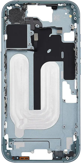 Mid-frame Housing Power Volume Button Iphone 16 Eu Global Version Aftermarket Plus Teal