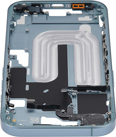 Mid-frame Housing Power Volume Button Iphone 16 Eu Global Version Aftermarket Plus Teal