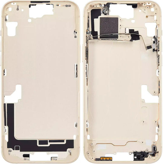 Mid-frame Housing W Small Parts Iphone 15 Plus Us Version Aftermarket Plus Yellow
