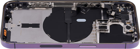 Back Housing W Small Parts Iphone 14 Pro Us Version Aftermarket Plus Deep Purple
