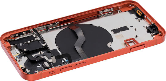 Back Housing W Small Parts Iphone 12 Eu Global Version Aftermarket Plus Red