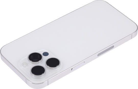 Back Housing W Small Parts Iphone 14 Pro Us Version Aftermarket Plus Silver