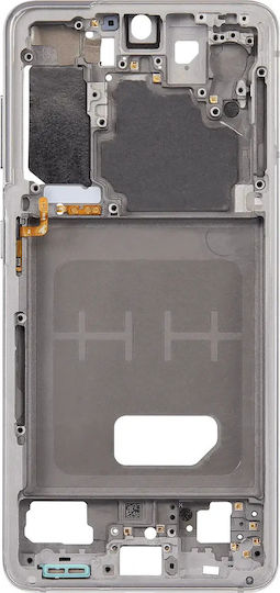 Mid-frame Housing Samsung Galaxy S21 5g Phantom White