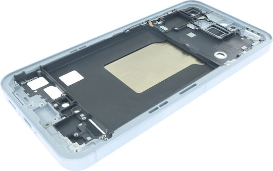 Средна Рамка Корпус Samsung Galaxy A55 5G A556 2024 Сервизен Комплект Ледено Синьо