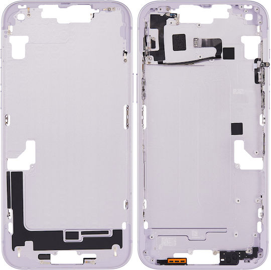 Mid-frame Housing W Small Parts Iphone 14 Plus Eu Global Version Aftermarket Plus Purple