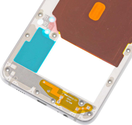 Mid-frame Housing Samsung Galaxy S6 Edge Silver